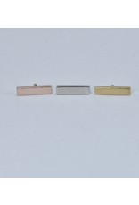 BVLA Flat Rectangle 14k Gold 16g Threaded Ends by BVLA!