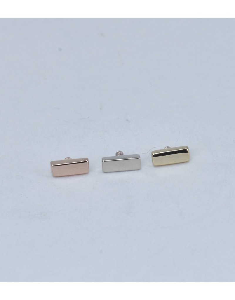 BVLA Flat Rectangle 16g Threaded End