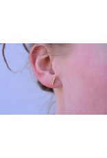 BVLA Flat Rectangle 14k Gold 16g Threaded Ends by BVLA!