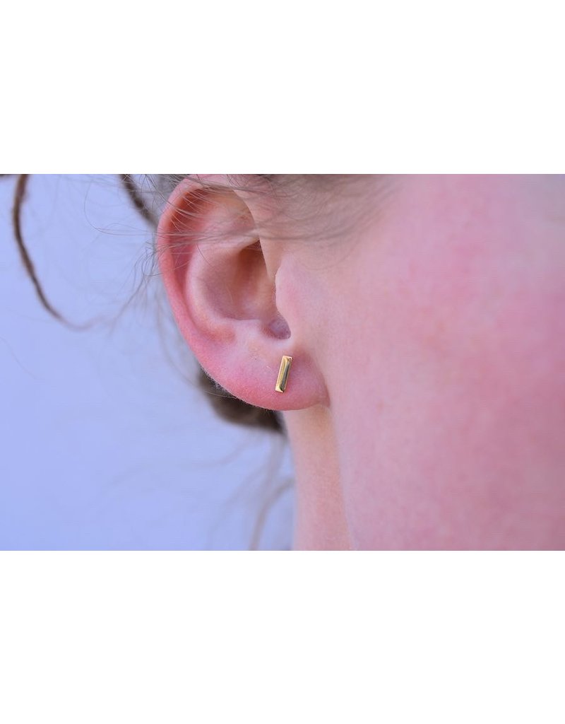 BVLA Flat Rectangle 14k Gold 16g Threaded Ends by BVLA!