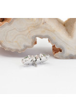 BVLA 4 Gem Pear Panaraya with Seafoam Tourmaline in 14k White Gold 16g Threaded End by BVLA!