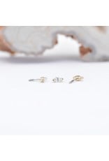 BVLA V Prong with Marquise Genuine Diamond or CZ in 14k Gold Threadless Ends by BVLA!