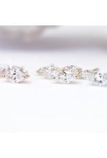 BVLA V Prong with Marquise Genuine Diamond or CZ in 14k Gold Threadless Ends by BVLA!