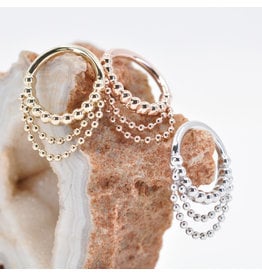 BVLA Feel the Spin 14k Gold 16g Seam Rings by BVLA