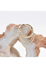 BVLA 16g Feel the Spin Seam Rings in 14k Gold by BVLA!