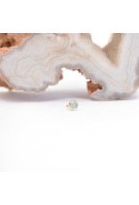 BVLA 2mm Cup with Chrysoprase Cabochon in 14k Yellow Gold Threadless Ends