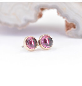 BVLA 4mm Rhodolite Yellow Gold Threadless Ends