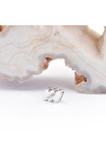 BVLA Liara 3 with Grey Sapphire in 14k White Gold 16g Threaded End by BVLA!
