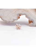 BVLA Daydream with CZ in 14k Rose Gold 16g Threaded End by BVLA!