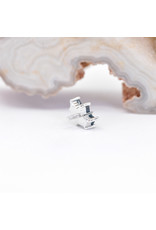 BVLA Daydream with London Blue Topaz in 14k White Gold 16g Threaded End by BVLA!