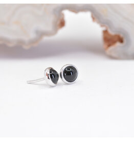 BVLA 3mm Onyx White Gold Threadless Ends