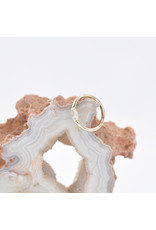 BVLA 18g Fixed Marquise Seam Rings with 3x1.5mm CZ in 14k Gold by BVLA!