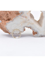 BVLA 18g Outward Facing Fixed Marquise Seam Rings with 3x1.5mm CZ in 14k Gold by BVLA!