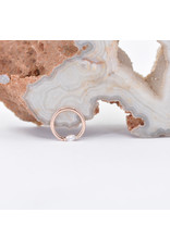 BVLA 18g Outward Facing Fixed Marquise Seam Rings with 3x1.5mm CZ in 14k Gold by BVLA!