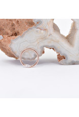 BVLA 18g Outward Facing Fixed Marquise Seam Rings with 3x1.5mm CZ in 14k Gold by BVLA!