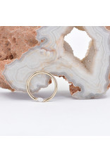 BVLA 18g Outward Facing Fixed Marquise Seam Rings with 3x1.5mm CZ in 14k Gold by BVLA!