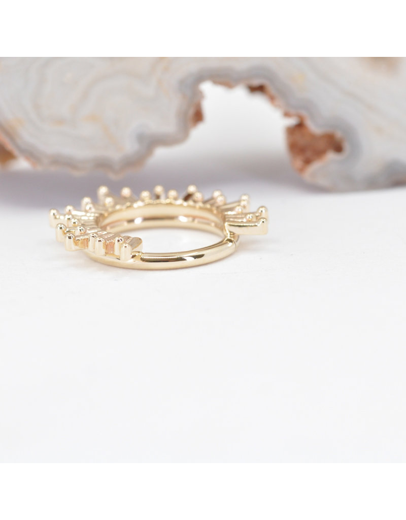 BVLA 16g Ray of Light Seam Rings in 14k Gold by BVLA!