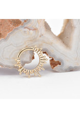 BVLA 16g Ray of Light Seam Rings in 14k Gold by BVLA!