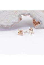BVLA 5mm Mini Kandy with Honey Topaz in 14k Rose Gold Threadless Ends