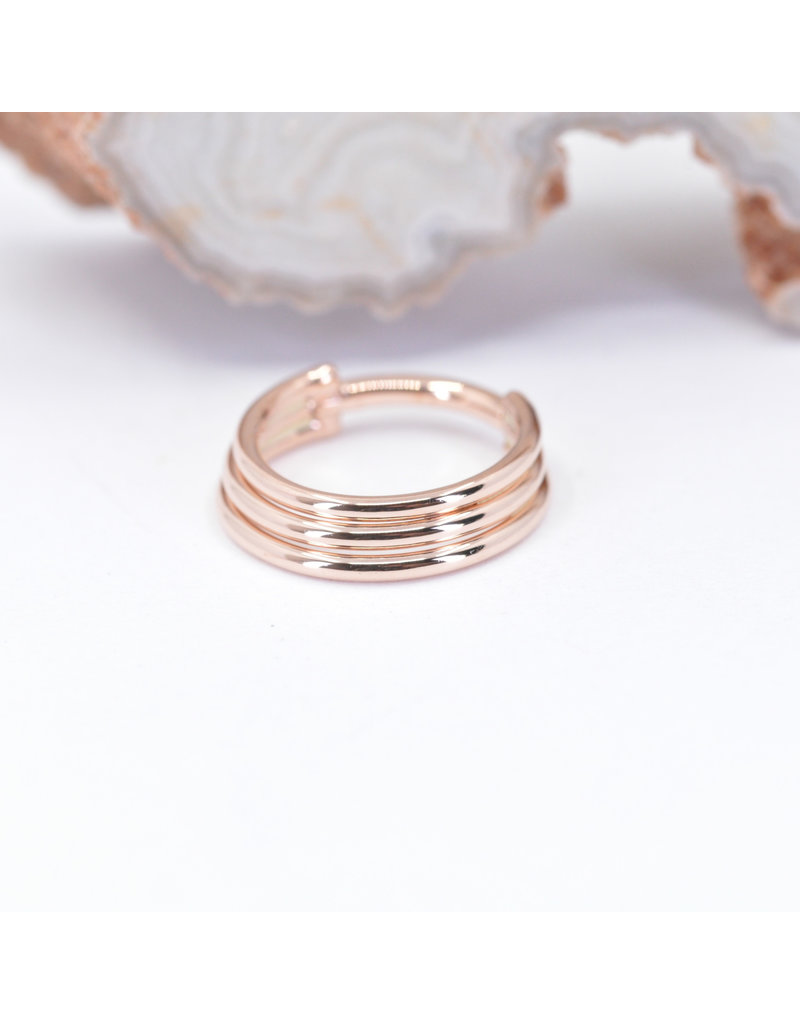 BVLA 16g Mini Moody Clicker Rings in 14k Gold by BVLA!