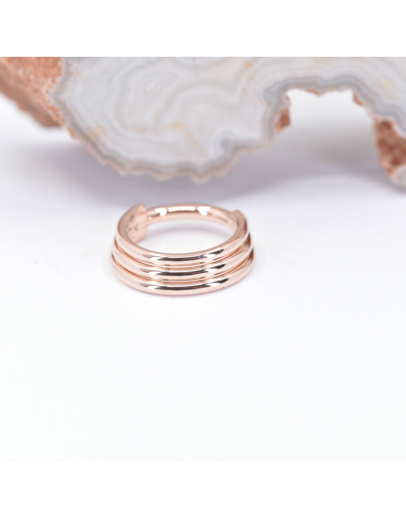 BVLA 16g Mini Moody Clicker Rings in 14k Gold by BVLA!