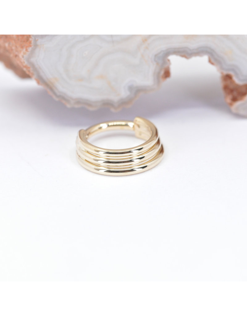 BVLA 16g Mini Moody Clicker Rings in 14k Gold by BVLA!