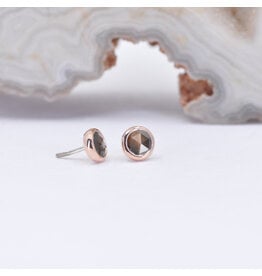 BVLA 3mm Zawadi Sapphire Rose Gold Threadless Ends