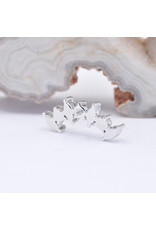 BVLA Sara with CZ in 14k White Gold 16g Threaded End by BVLA!