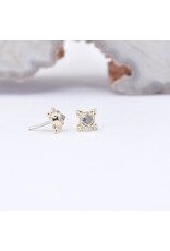 BVLA 5mm Mini Kandy with Reverse Set CZ in 14k Yellow Gold Threadless Ends