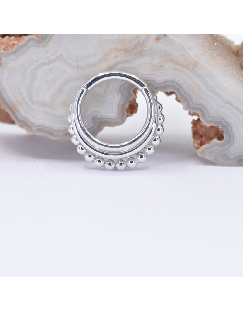 BVLA 16g 5/16" Zara Clicker Ring in 14k White Gold by BVLA!