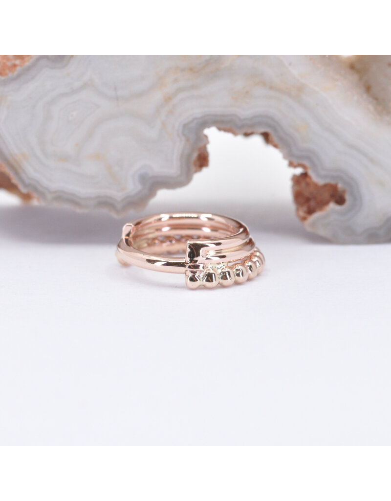 BVLA 16g 5/16" Zara Clicker Ring in 14k Rose Gold by BVLA!