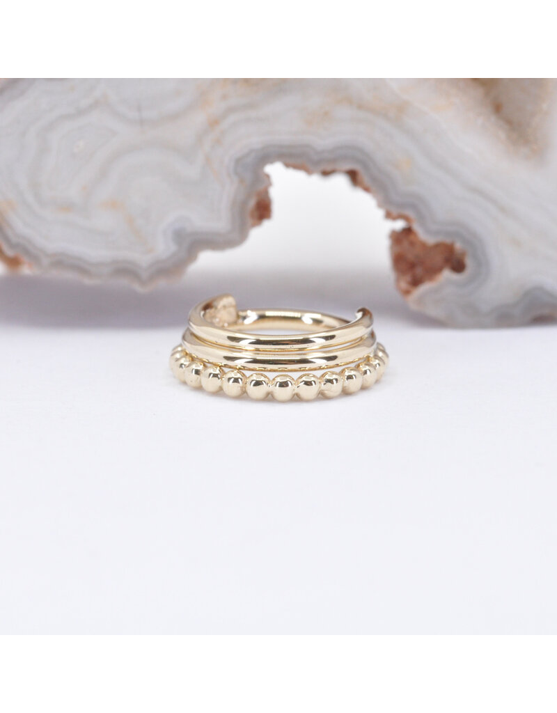 BVLA 16g 5/16" Zara Clicker Ring in 14k Yellow Gold by BVLA!