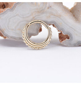 BVLA Zara Yellow Gold 16g 5/16" Clicker Ring
