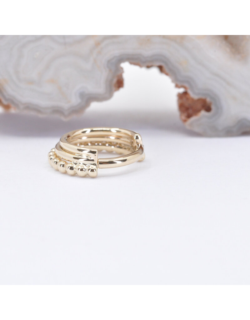 BVLA 16g 5/16" Zara Clicker Ring in 14k Yellow Gold by BVLA!