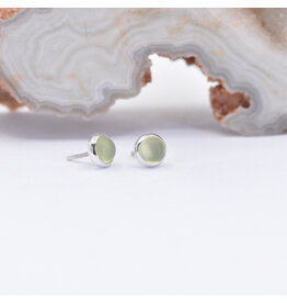 BVLA 3mm Peridot White Gold Threadless Ends