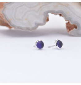 BVLA 3mm Amethyst White Gold Threadless Ends