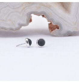 BVLA 3mm Onyx White Gold Threadless Ends
