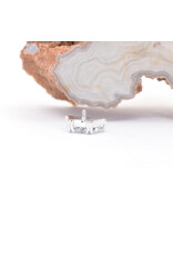 BVLA Irisa 3 with CZ in 14k White Gold 16g Threaded End by BVLA!