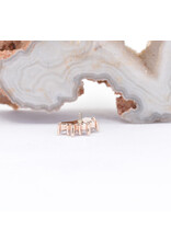 BVLA Spirit with CZ in 14k Rose Gold 16g Threaded End by BVLA!