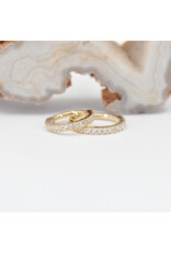BVLA 16g Telesto Clicker Rings with CZ in 14k Gold by BVLA