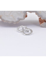 BVLA 6mm Hammered Open Circle in 14k Gold Threaded Ends by BVLA!