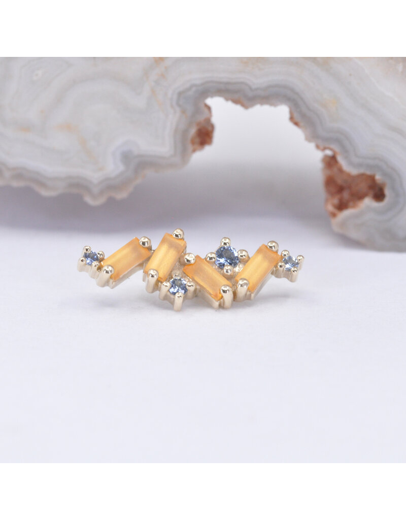 Genesis Honey Topaz & Polar Sapphire Yellow Gold 16g Genesis Honey Topaz & Polar Sapphire Yellow Gold 16g