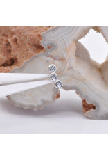 BVLA Pave Curved Cluster 14k Gold 16g Threaded Ends by BVLA!