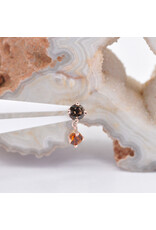 BVLA Duet with Smoky Quartz and Madeira Citrine in 14k Rose Gold 16g Threaded Ends by BVLA!