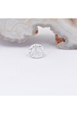 BVLA  6mm Hammered Open Circle in 14k Gold Threadless Ends by BVLA!