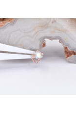 BVLA Rianna with Mercury Mist Topaz in 14k Rose Gold Threadless End by BVLA!