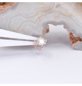 BVLA Rianna Mercury Mist Topaz Rose Gold Threadless End