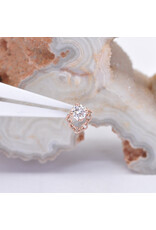 BVLA Rianna with Genuine VS Diamond in 14k Gold Threadless Ends by BVLA!