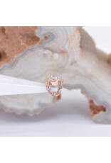 BVLA Rianna with Genuine VS Diamond in 14k Gold Threadless Ends by BVLA!