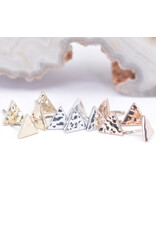 BVLA Hammered Triangle 14k Gold Threadless Ends by BVLA!